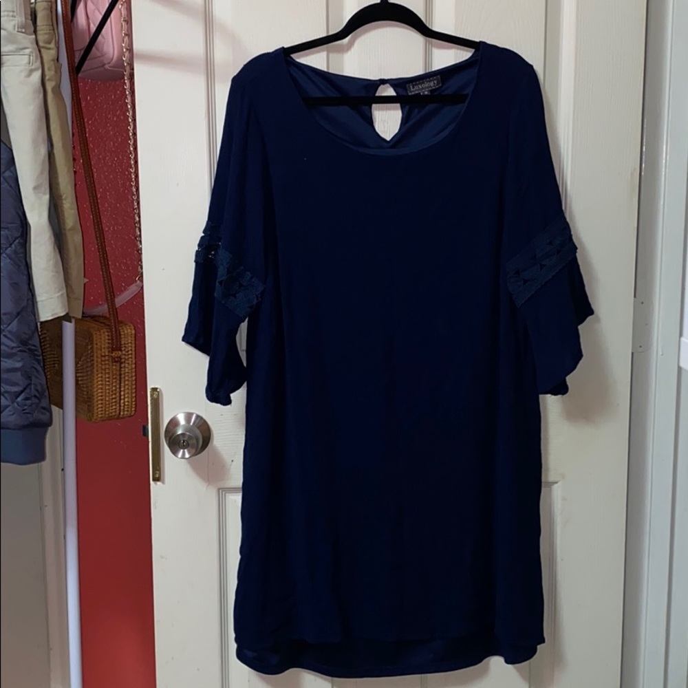 Blue dress